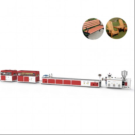 Single-screw WPC(foaming) Extrusion Line Ti Jwell Cina pikeun Quality High