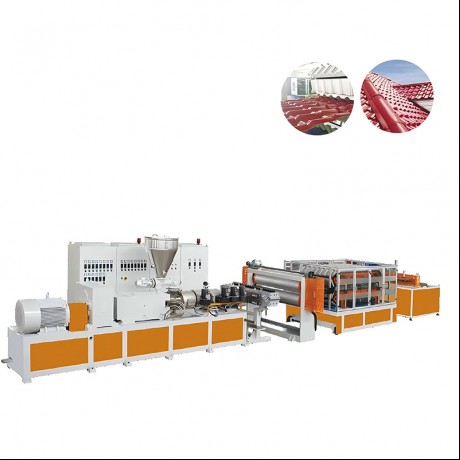 PVC Tunggal / Multi Lapisan Insulasi Panas Papan Corrugated & Lengkah-Roofing Garis Ekstrusi ti Jwell Mesin Cina