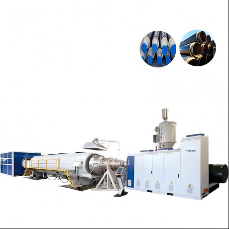 PE Panas Insulasi Pipa Extrusion Line