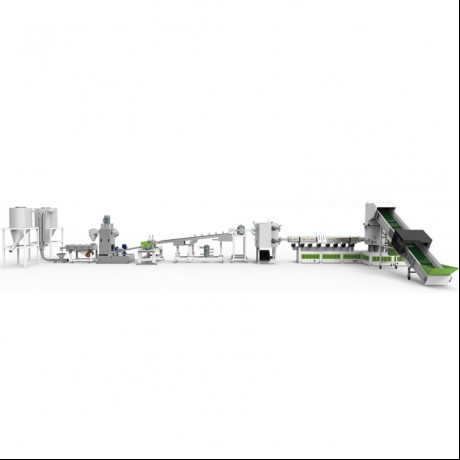 Jwell Runtah Serat Daur Ulang Pelletizing Line